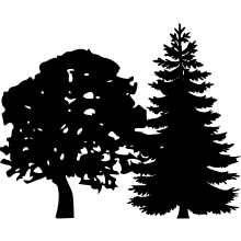 Datei:Silhouette mixed forest.svg