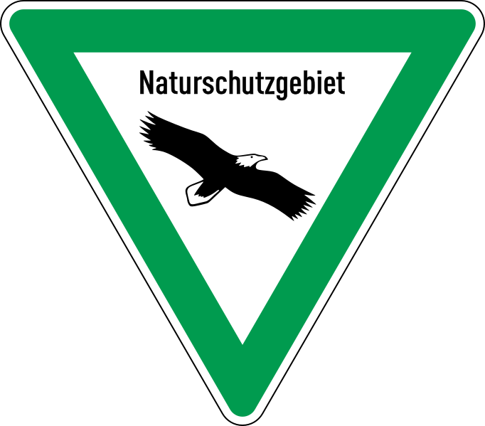 Datei:Naturschutzgebiet altes Schild.svg
