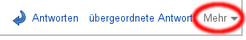 Aktion „Mehr“ hervorgehoben