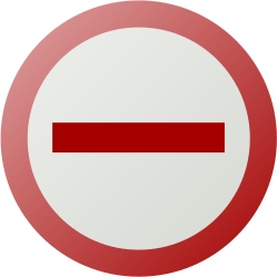 Datei:Pictogram voting oppose.svg